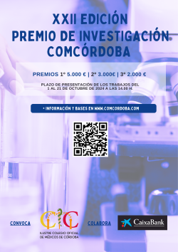 XXII Premio de Investigación COMCórdoba 