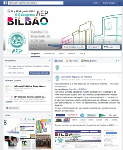 Perfil en Facebook de la AEP