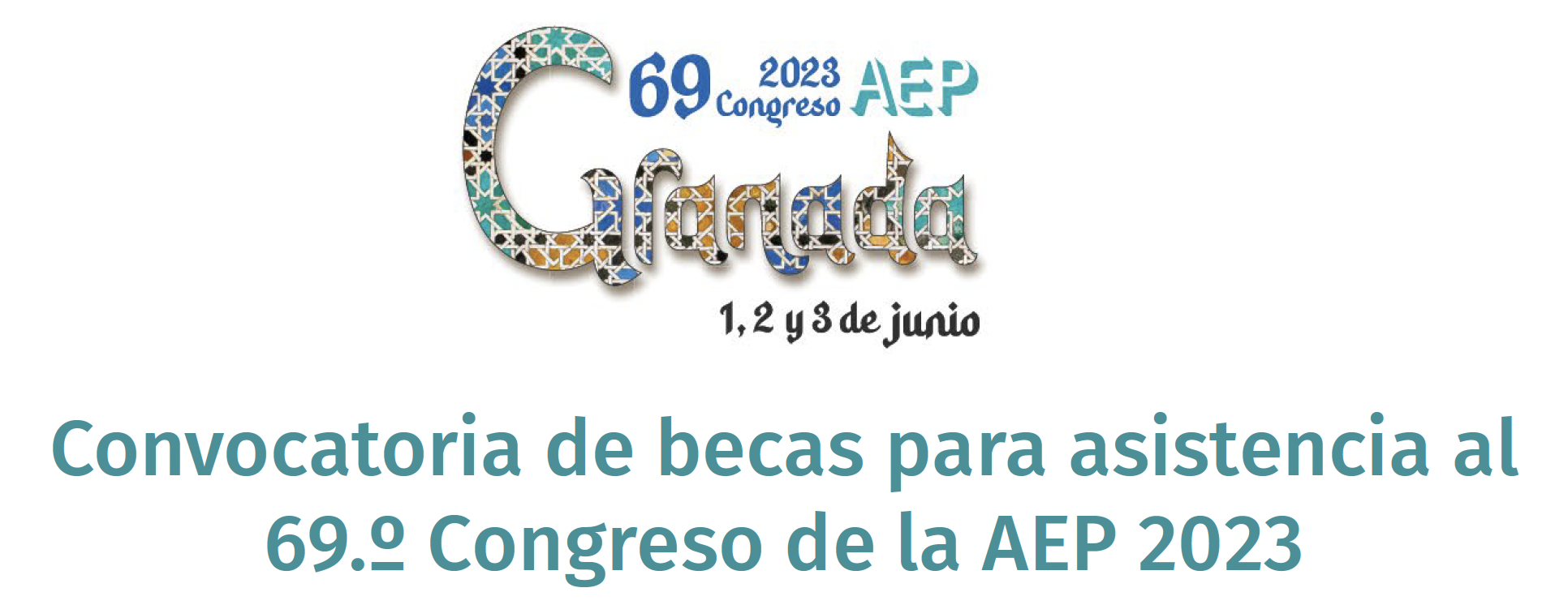 Convocatoria de becas para asistencia al 69º Congreso de la AEP 2023