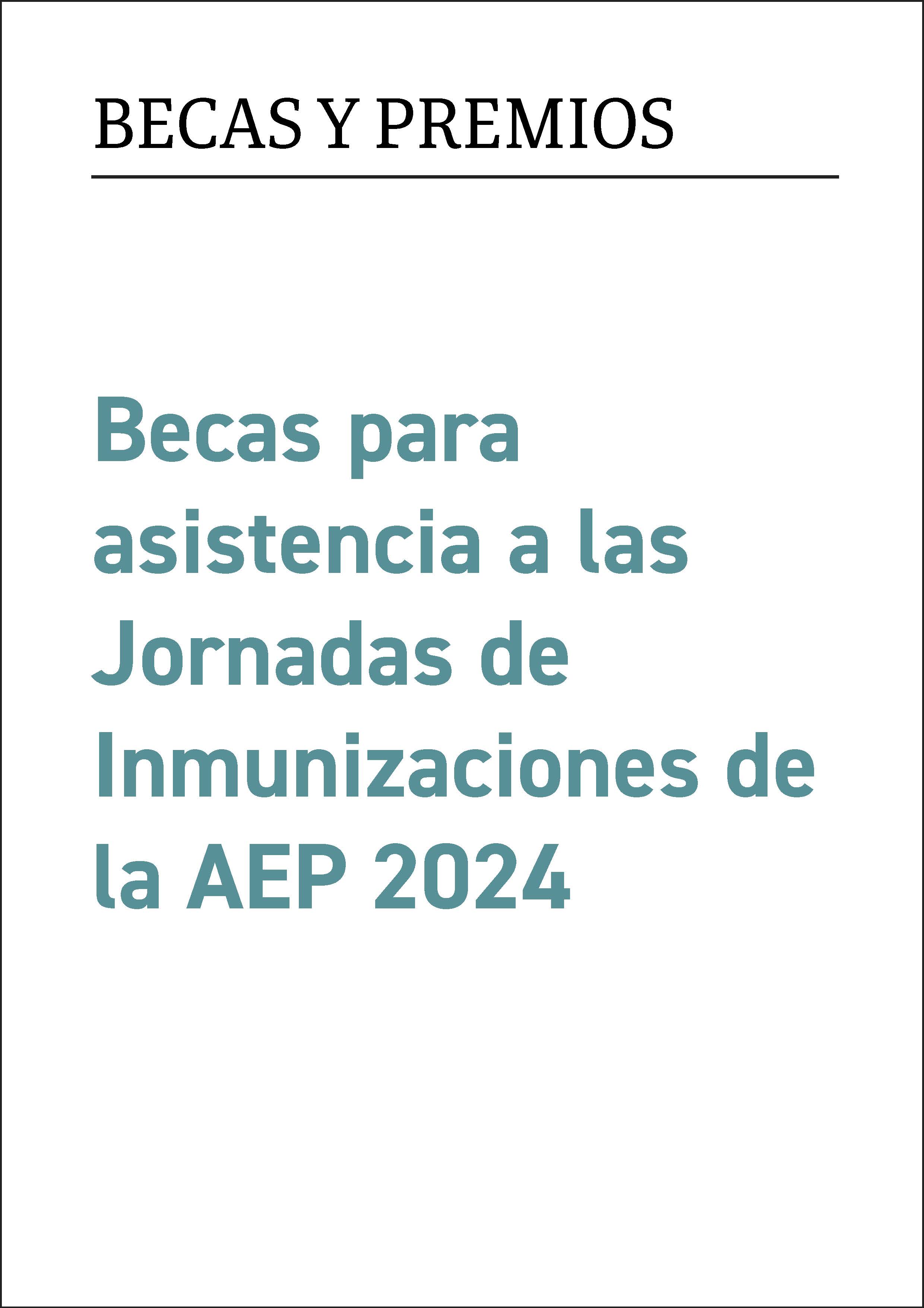 Convocatoria De Becas Para Asistencia A Las Jornadas De Inmunizaciones ...